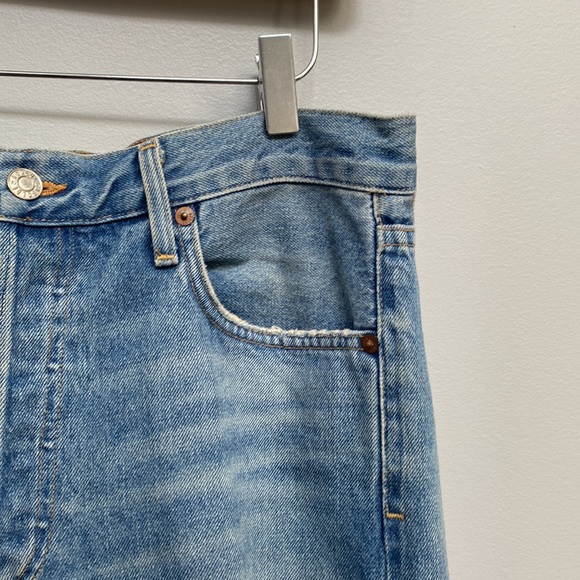 Agolde Distressed Jamie High Rise Classic in Dakota Jeans Size 29 - Picture 4 of 8